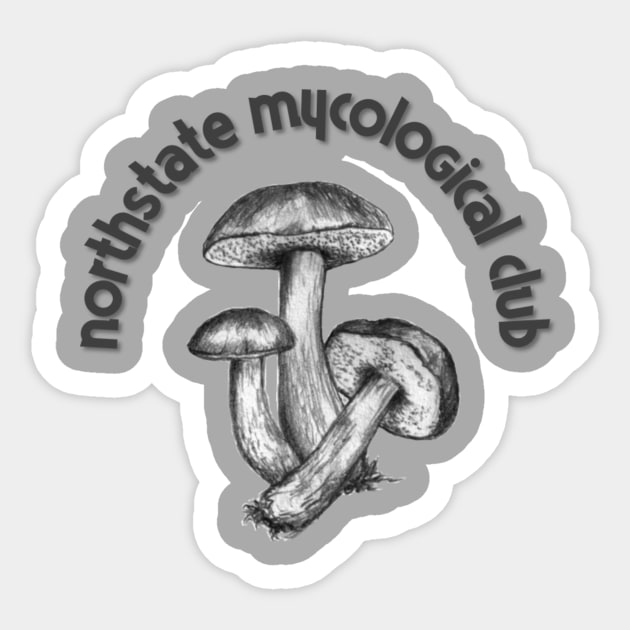 Northstate Mycological Club Sticker by upnorthdesigns